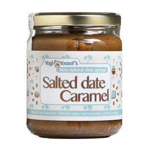 Dadelspread Salted date Caramel - Yogi & Yousef - product ontwerp - Dots & Lines