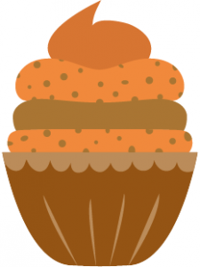 Cupcake - icon ontwerp - vector - Dots & Lines
