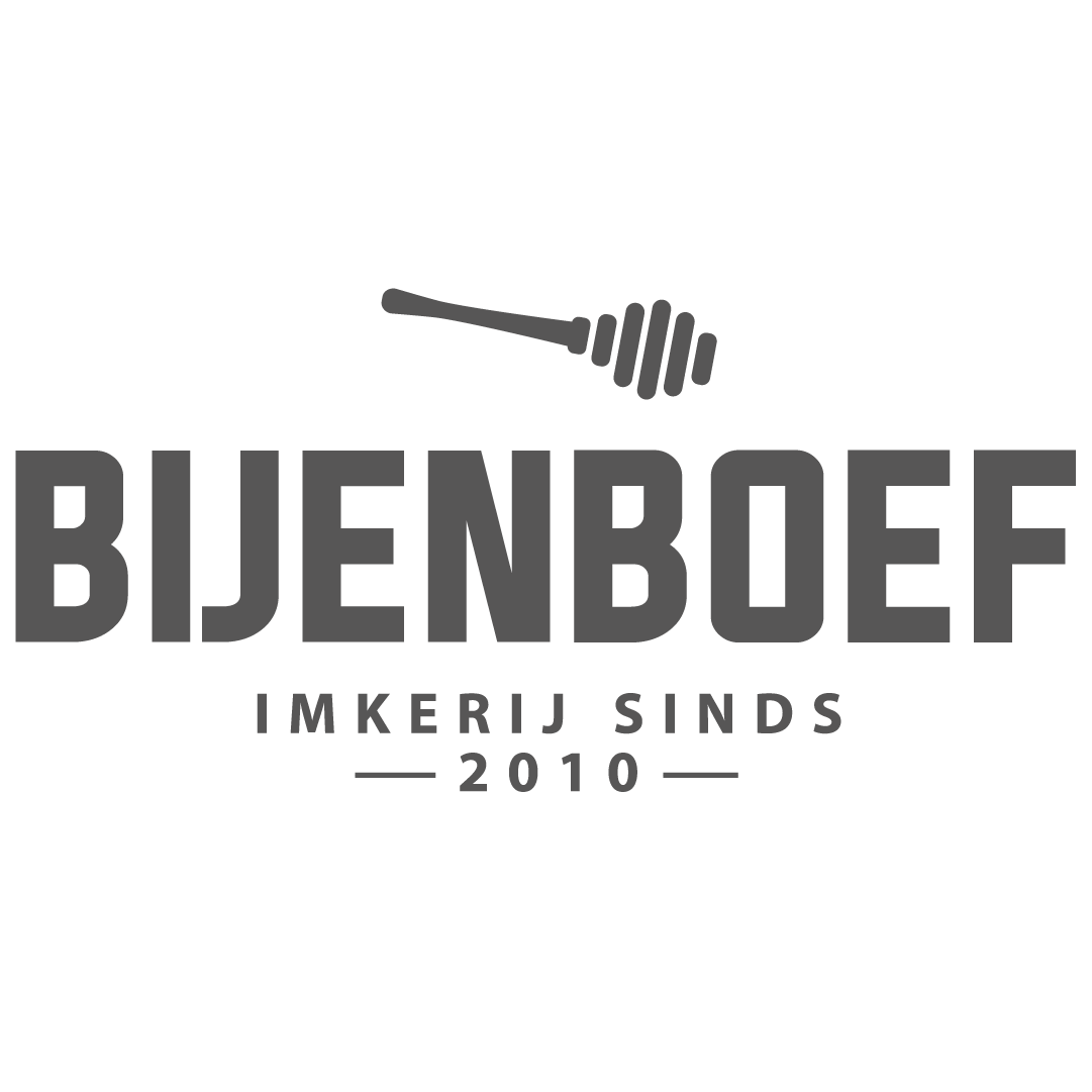 BijenBoef logo - grafische vormgeving Dots & Lines Tilburg